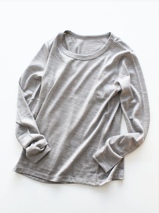 メリノウール マウントブレス 長袖Tシャツ