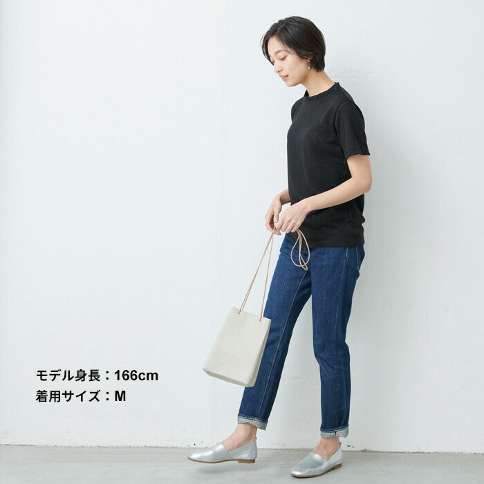 プレミアムリネン100%ハイネックTシャツモックネック【日本製】【メール便可:○】コンパクト涼しいTシャツギフト