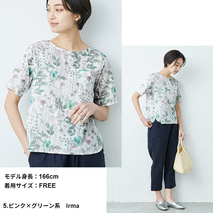 リバティプリントTシャツブラウスTブラ【日本製】