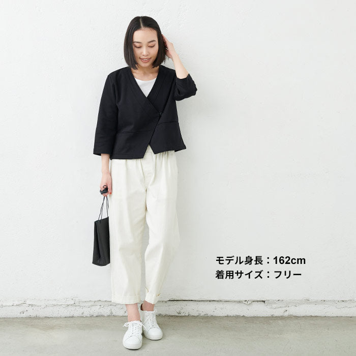 セットアップレディースカジュアルゆったりコットン日本製40代50代60代女性ファッションフォーマル卒業式入学式母ワンピースジャケット