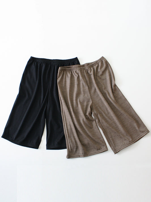 メリノウール マウントブレス ショートペチパンツ