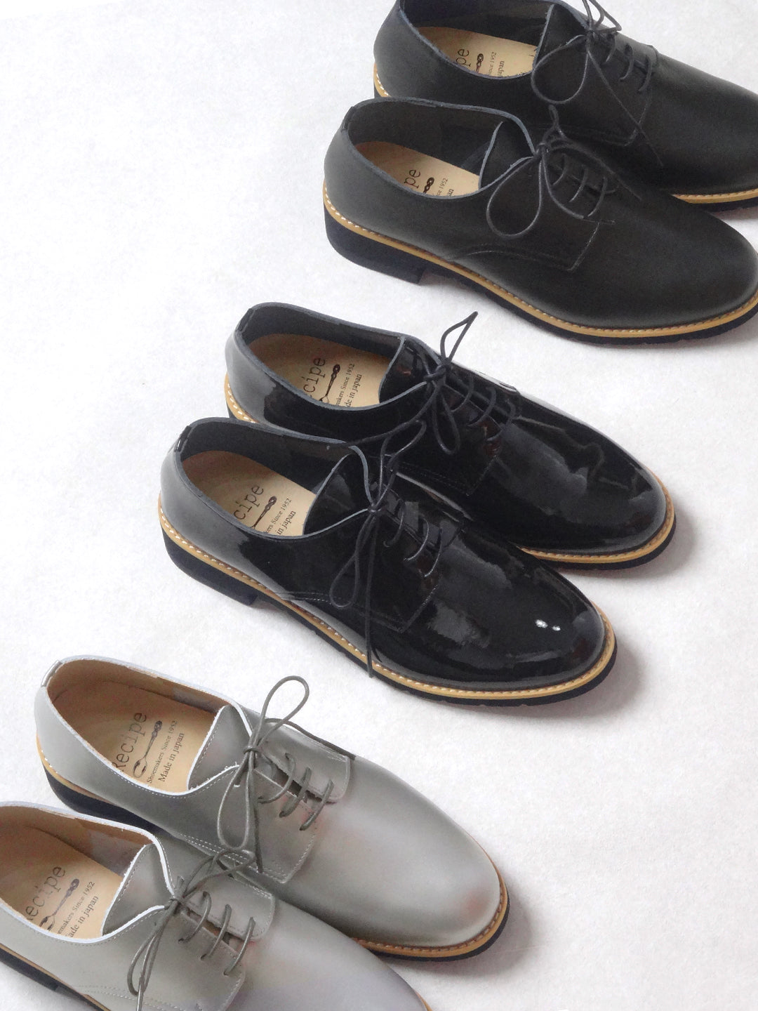 Recipe 本革 レースアップシューズ RP-308K – tokyo-basic online