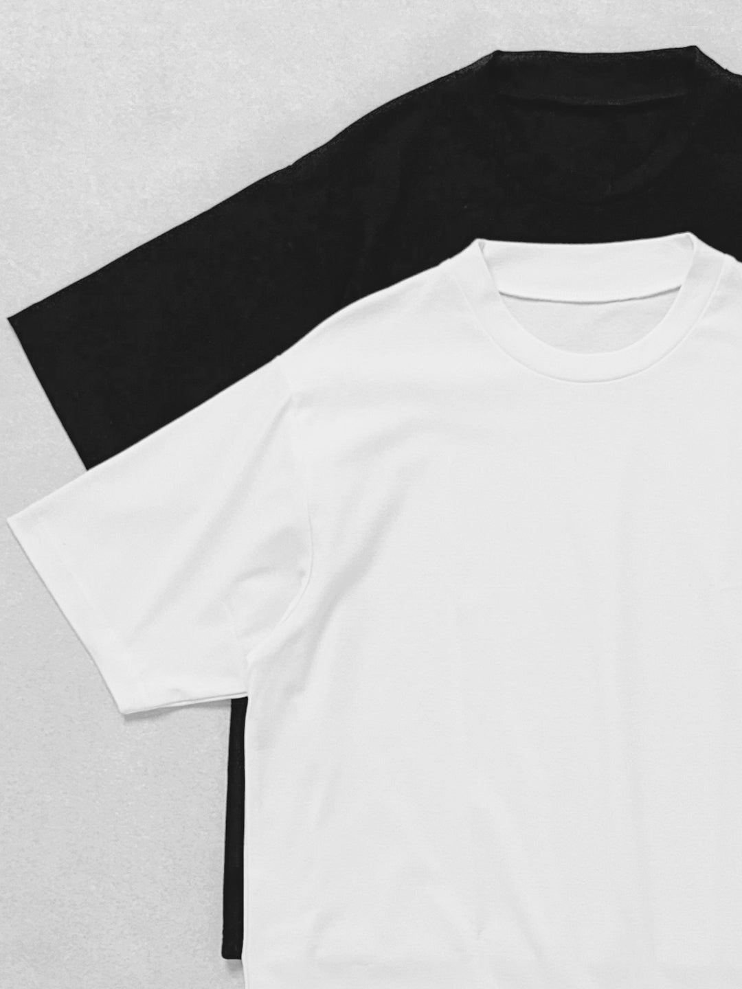 強撚糸コットン100% メンズ 襟高 Tシャツ