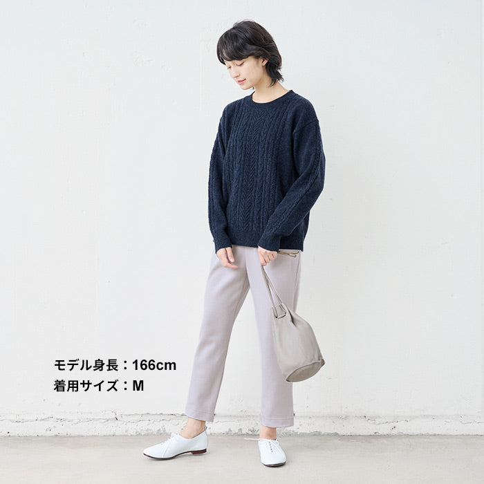 [テーパードパンツレディース大きいサイズ秋冬]尾州の圧縮ウール100％アンクルパンツ/日本製30代40代50代女性ファッションウールストレッチ九分丈フォーマルストレッチきれいめウール100％毛100暖か春冬秋ボトム