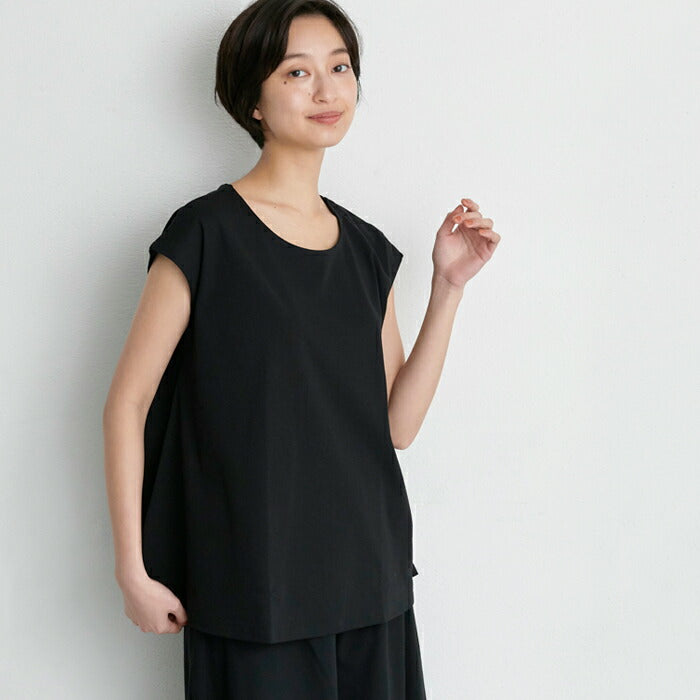 強撚糸コットン100％ フレア Tシャツ