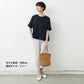 強撚コットン100%ドロップショルダーTシャツ