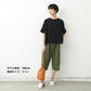 強撚コットン100%ドロップショルダーTシャツ