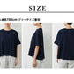 強撚コットン100%ドロップショルダーTシャツ