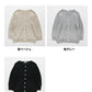 [カーデレディース春服トップス]ギマコットン100%クルーネック八分袖カーディガン/日本製30代40代50代60代綿ニットコットンニット日除け冷房対策羽織り羽織物羽織りもの綿100％春夏秋
