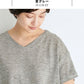 [カットソー半袖Vネックレディース]プレミアムリネン100％VネックTシャツ/日本製メール便可40代50代60代女性ファッションリネンドロップショルダープルオーバー麻100涼しい春夏