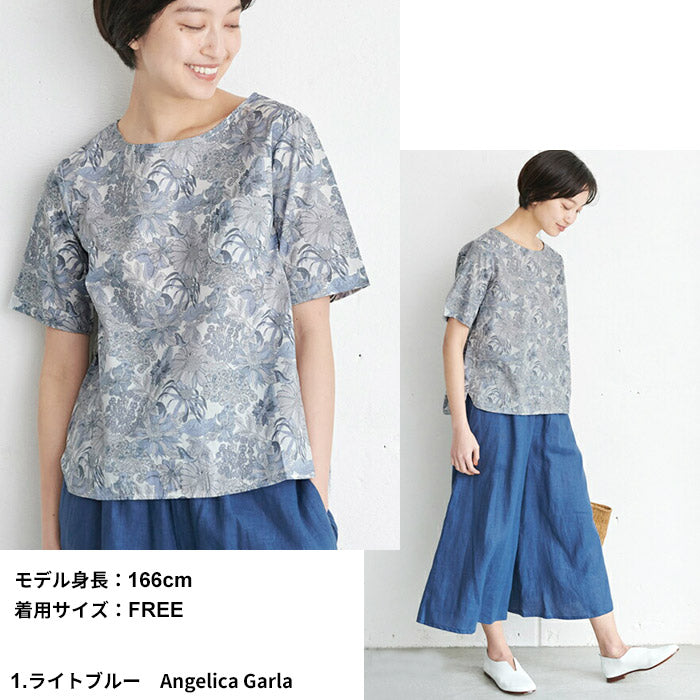 リバティプリントTシャツブラウスTブラ【日本製】