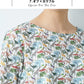 リバティプリント Tシャツブラウス オフ×カラフル