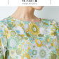 リバティプリント Tシャツブラウス イエロー系