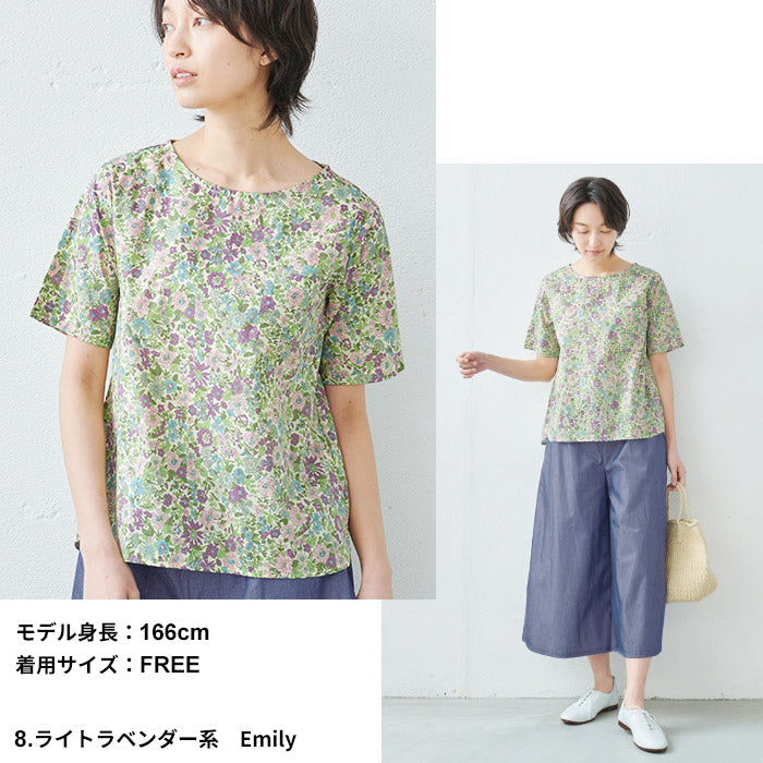 リバティプリントTシャツブラウスTブラ【日本製】