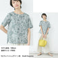 リバティプリント Tシャツブラウス グレイッシュグリーン系