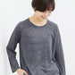 プレミアムリネン100％八分袖ラグラン クルーネックTシャツ
