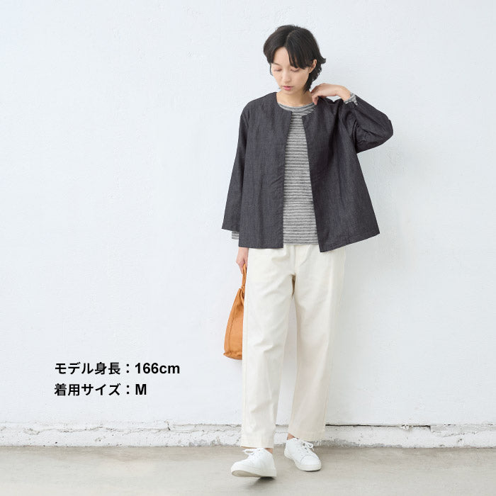 [カットソー長袖レディースリネン]プレミアムリネン100％8分袖ラグランクルーネックTシャツ/日本製メール便可40代50代60代女性ファッションインナー麻100ロンT春夏秋冬大人服