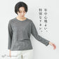 プレミアムリネン100％八分袖ラグラン クルーネックTシャツ