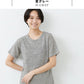 [tシャツレディース半袖リネン]プレミアムリネン100％ラグランクルーネック半袖Tシャツ/日本製メール便可40代50代60代女性ファッションカットソー麻100ルームウェア涼しい天然素材