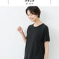 [tシャツレディース半袖リネン]プレミアムリネン100％ラグランクルーネック半袖Tシャツ/日本製メール便可40代50代60代女性ファッションカットソー麻100ルームウェア涼しい天然素材