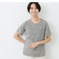 [tシャツレディース半袖リネン]プレミアムリネン100％ラグランクルーネック半袖Tシャツ/日本製メール便可40代50代60代女性ファッションカットソー麻100ルームウェア涼しい天然素材