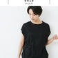 プレミアムリネン100%フレンチスリーブドルマンTシャツ