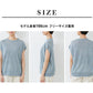 プレミアムリネン100%フレンチスリーブドルマンTシャツ