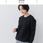 [トレーナーレディース秋冬]尾州のストライプキルトトレーナー/日本製40代50代60代30代女性ファッションプルオーバートレーナーキルティングゆったり長袖カジュアル大きいサイズキルト生地キルト綿