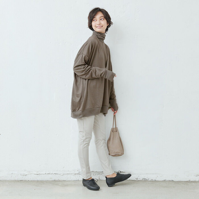[レースアップシューズレディース本革]本革シンプルレースアップシューズRecipe/日本製40代50代60代女性ファッションホワイト白ブラック黒柔らかい革靴22.5～24.5cmレシピ