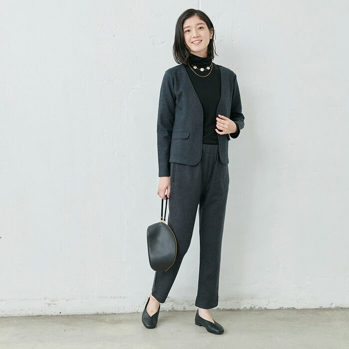 [スクエアトゥパンプスフラットシューズ]本革VカットスクエアシューズRecipe/日本製40代50代60代女性ファッション柔らかい革靴本革22.5～24.5cmコンフォートシューズVカットレシピ