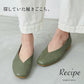 Recipe 本革 Vカットスクエアシューズ RP-267