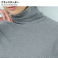 [タートルネックカットソー長袖レディース]ふわふわコットンタートルネックプルオーバー/日本製メール便可40代50代60代女性ファッションコットン100％綿100インナー