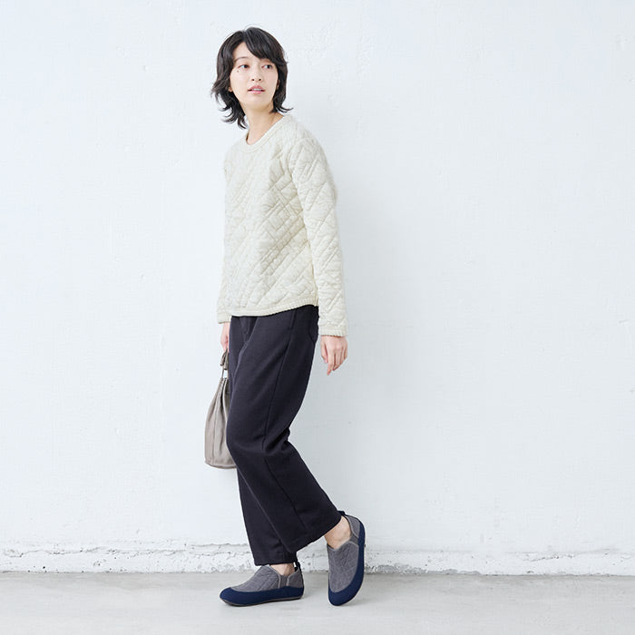 [モックシューズレディースルームシューズ冬暖か]キルティングシューズPENNYLANEPL3193/40代50代60代30代あたたかい暖かいキルト中綿スリッポンサイドゴア柔らかい軽い軽量アウトドアキャンプ室内スリッパ散歩