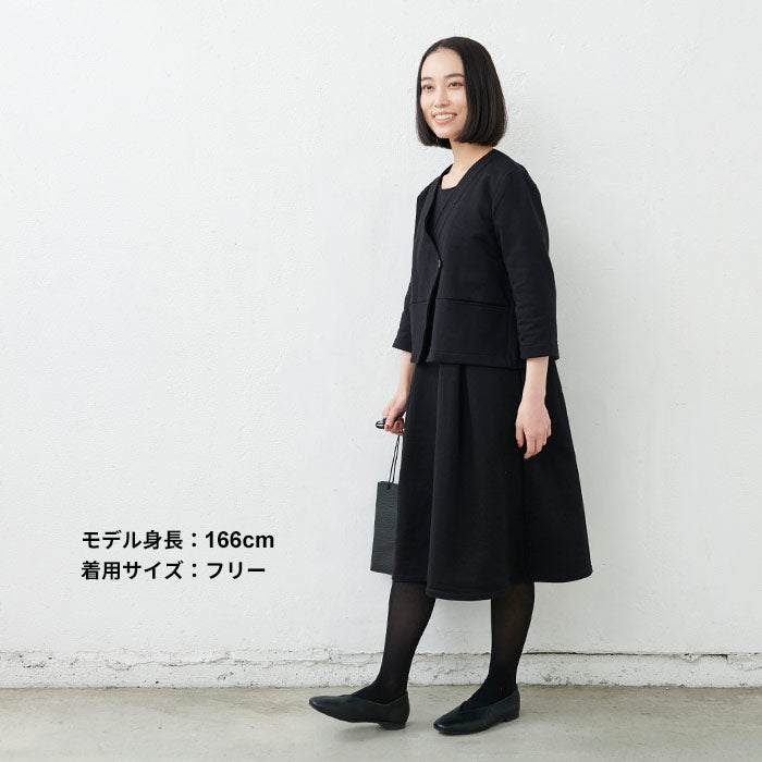 セットアップレディースカジュアルゆったりコットン日本製40代50代60代女性ファッションフォーマル卒業式入学式母ワンピースジャケット