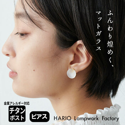 HARIO Lampwork Factry マユ イヤリング ピアス