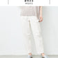 [春服テーパードパンツレディース]20番手しっかりツイルストレッチテーパードパンツ/日本製40代50代60代女性綿コットンゆったりすっきりストレッチパンツ伸縮動きやすいきれいめ春秋冬