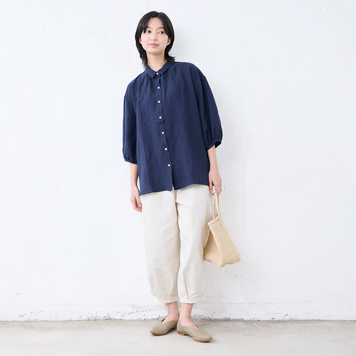 [スリッポンレディースレザー]本革VカットバブーシュRecipe/日本製40代50代60代30代女性柔らかい革靴レシピアーモンドトゥフラットシューズ歩きやすい痛くないブラック黒ベージュアイボリー2E相当牛革