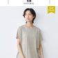 プレミアムリネン100%フレアTシャツ 生成