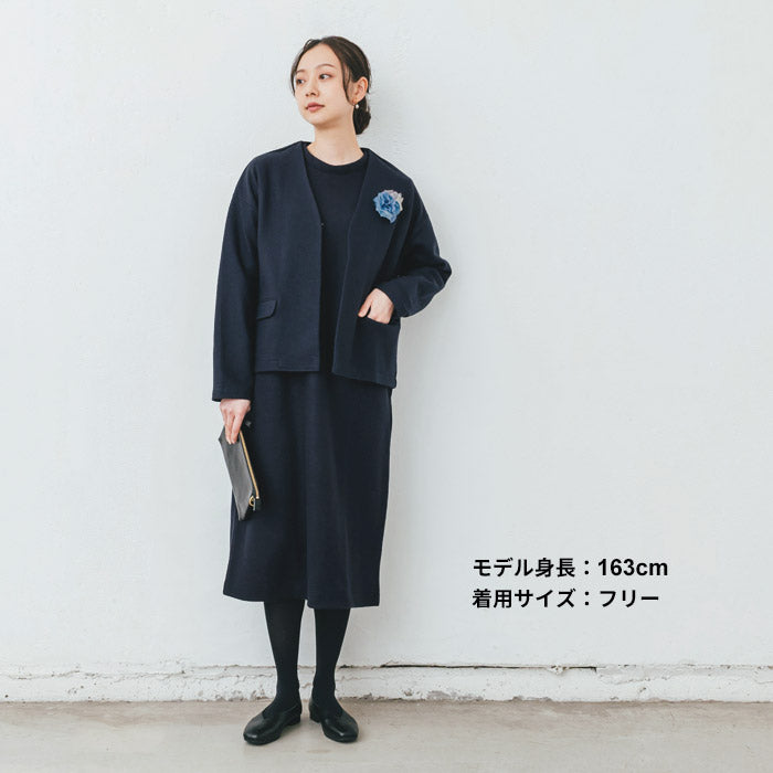 [ワンピース秋冬ウール長袖]強圧縮ウール100%ワンピース/日本製40代50代60代女性ウール100%冬秋暖かあったか上品きれいめロング大人体型カバー防寒ワンピシンプルナチュラルゆったりロング丈ミモレ丈【レビューでクーポン】