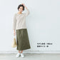 [Tシャツ長袖トップスレディース]ふわふわワッフル八分袖プルオーバー/日本製40代50代30代女性綿100％コットン100％ゆったり綿コットン無地インナー8分袖カジュアルきれいめシンプル