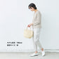 [Tシャツ長袖トップスレディース]ふわふわワッフル八分袖プルオーバー/日本製40代50代30代女性綿100％コットン100％ゆったり綿コットン無地インナー8分袖カジュアルきれいめシンプル
