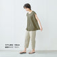 [半袖カットソーレディースフレンチスリーブ]イスペシアリネンカットソーフレアTシャツ/日本製メール便可40代50代30代女性ファッション麻きれいめゆったり体型カバー涼しいトップス夏Aラインクルーネック