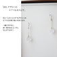 [ネックレスガラスHARIO透明]HARIOLampworkFactryネックレスシロツメクサHAP-C-003/日本製30代40代50代60代強化ガラス揺れる花フォーマル卒業式入学式結婚式ギフトハンドメイド