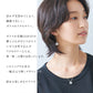 [ピアスガラスHARIO透明]HARIOLampworkFactryピアスシロツメクサHAP-C-004/日本製30代40代50代60代シリコーンゴム製キャッチ付き強化ガラス金属アレルギーチタン揺れる花フォーマル