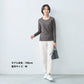 [Tシャツ長袖トップスレディース]プレミアムコットン100%長袖Tシャツ/日本製40代50代30代女性綿100％コットン100％きれいめインナー無地シンプルカジュアルナチュラル夏春春夏白T接触冷感