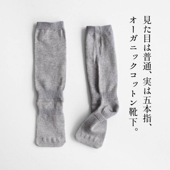 オーガニックコットン 不思議な5本指靴下 ra・ku・ra
