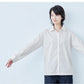 [ブラウスリバティプリント]リバティ使いオーガニックコットンシャツ/日本製40代50代60代30代女性ファッションおしゃれきれいめ襟付き長袖無地綿コットン天然素材オフィスフォーマル
