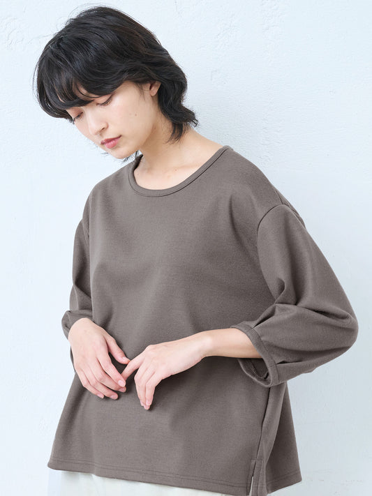 ウォッシャブルウール100%プルオーバー