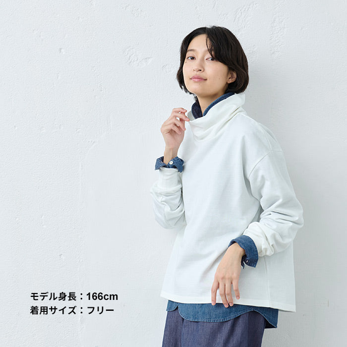 [デニムシャツレディース薄手岡山デニム]6ozデニムラウンドカラーシャツMANUALALPHABET/日本製40代50代60代30代女性ファッションインディゴ長袖6オンス丸襟ゆったり丸襟ブラウスカジュアル丸襟TNE-SH-168