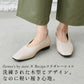 [フラットシューズ本革パンプス痛くない柔らかい]プレーンパンプスFlowes'sbysiete×RecipeFR-100/日本製40代50代60代ローヒールフォーマル歩きやすい冠婚葬祭きれいめ黒スクエアトゥセレモニーぺたんこレシピ